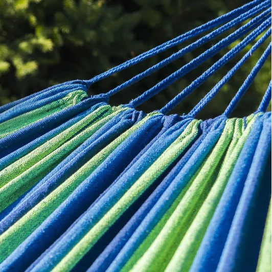 Hamac sur pied 1 place – compact et confortable – intérieur extérieur