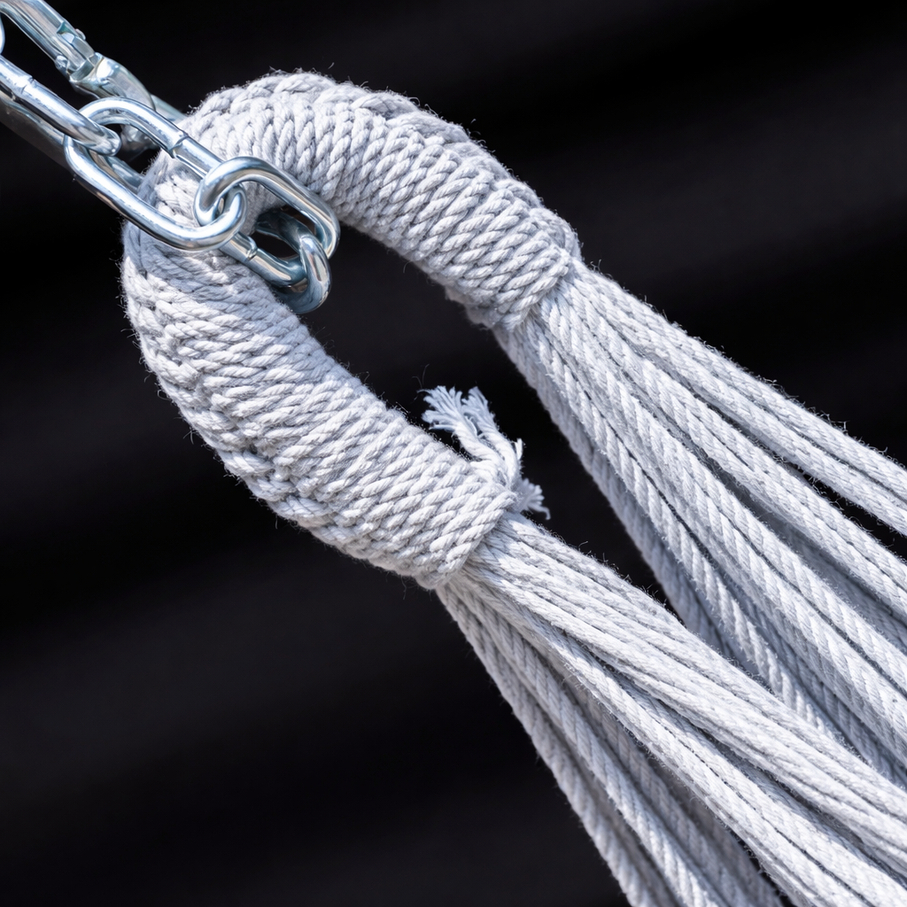 Hamac sur pied 1 place – compact et confortable – intérieur extérieur