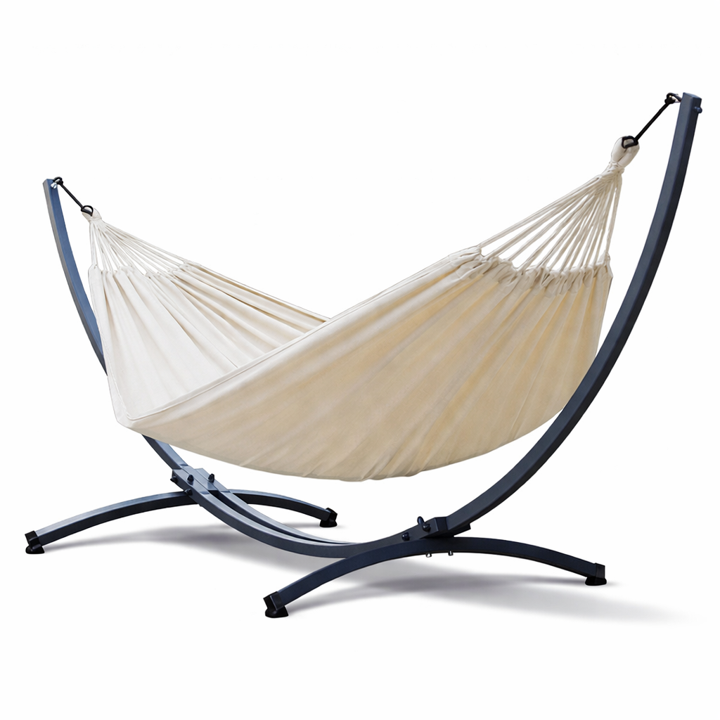 Hamac individuel avec support – gain de place – extérieur intérieur