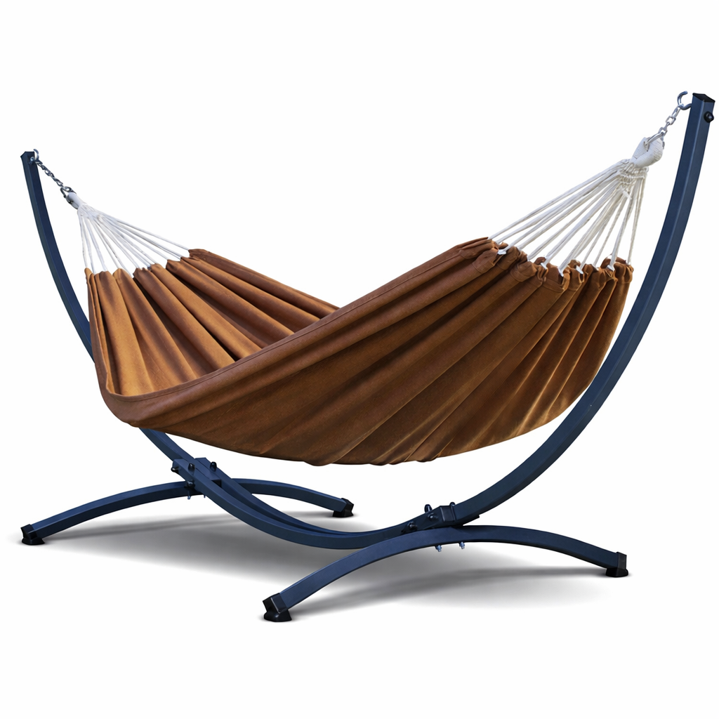 Hamac individuel avec support – gain de place – extérieur intérieur