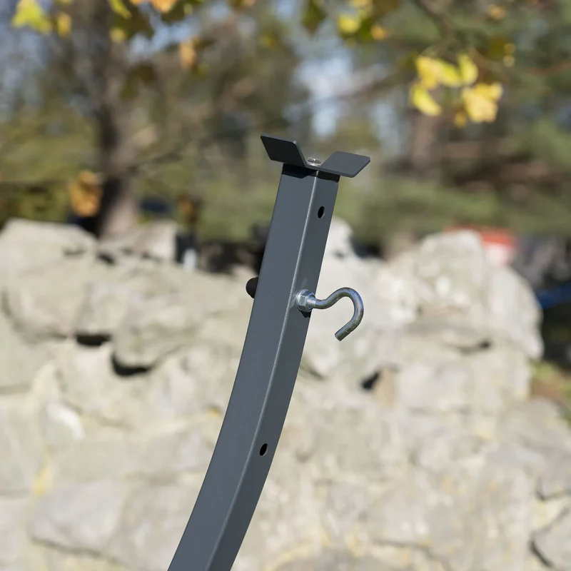 Hamac sur pied 1 place – compact et confortable – intérieur extérieur