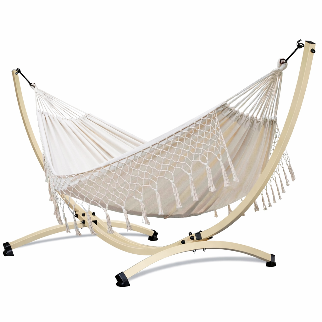 Hamac sur pied 2 places - Ecru